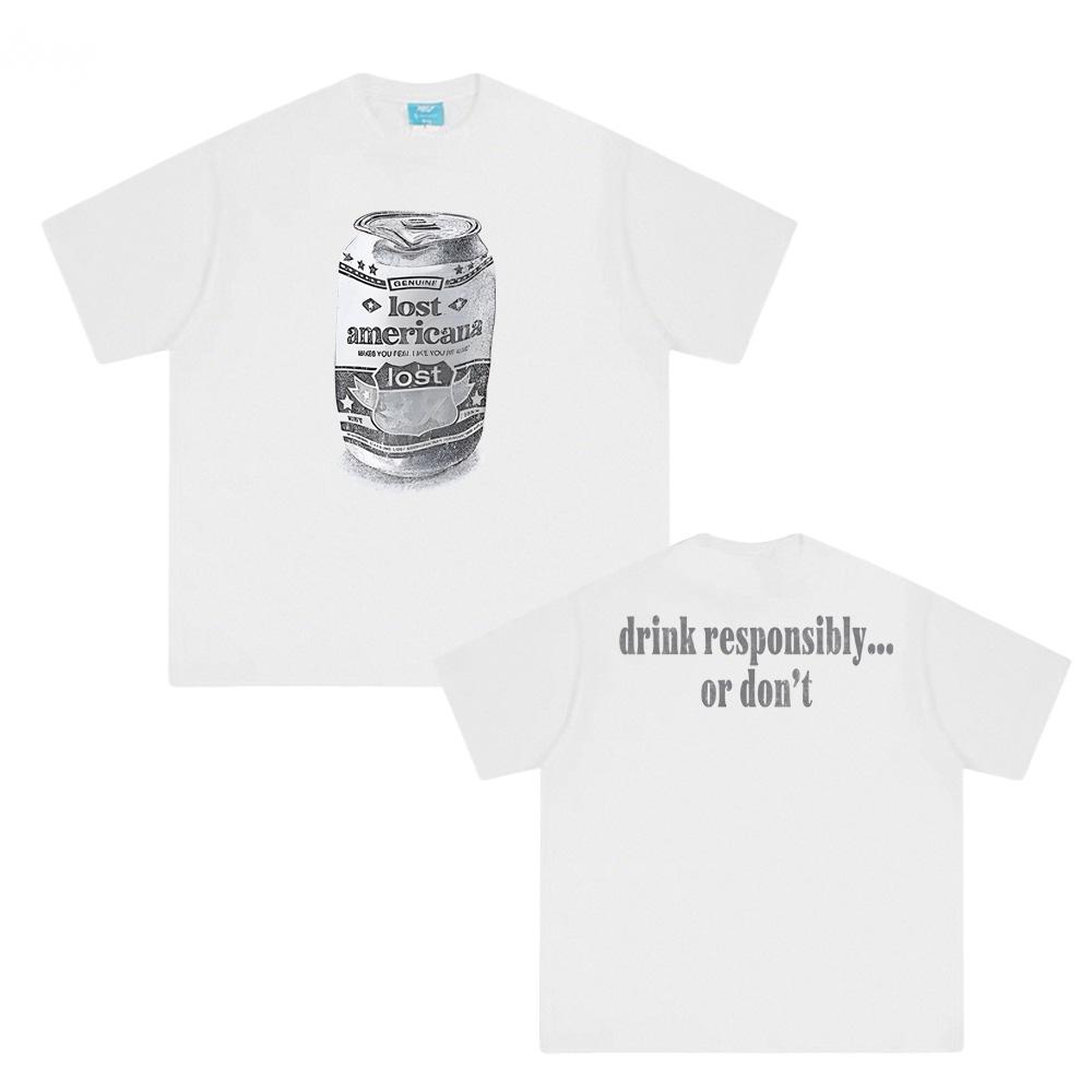 

Mgk Lost Americana T-Shirt Mgk Same As Official Website Summer High Quality TOPS Unisex Summer Cotton Female/Male Clothing XXL белый