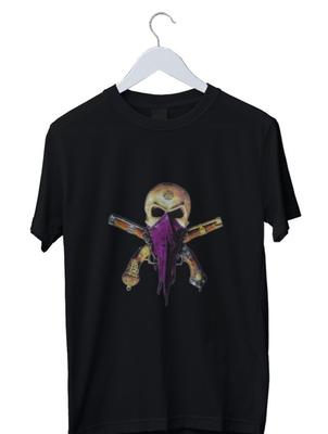 Piraten Totenkopf Grafikdruck T-Shirt Herren Unisex