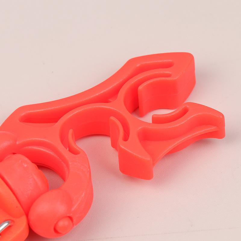 Soporte de Manguera Doble para Buceo con Pinza Accesorios para Consola de Regulador Bcd Para Sujetar Mangueras de Baja/Alta Presión Reguladores