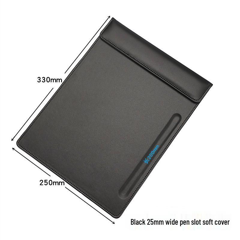 A4 Leather Conference Writing Pad with Magnetic Closure