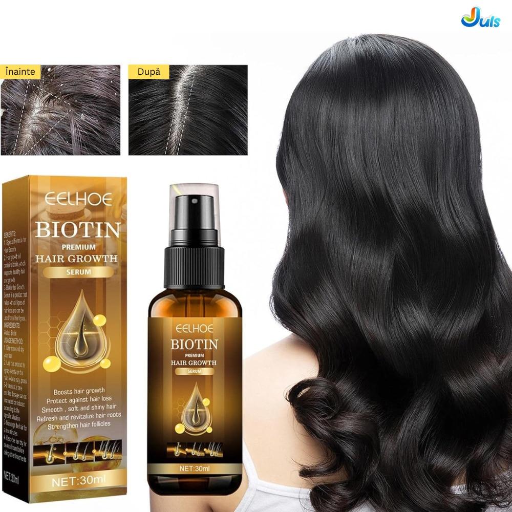 4 bottles of hair serum, advanced fast growth treatment, strengthens hair, prevents hair loss, moisturizes brittle hair, repairs hair ends