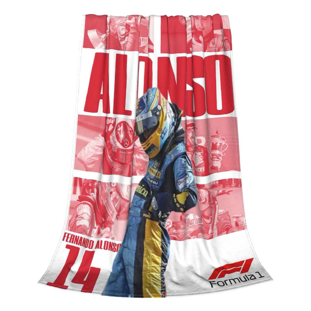 Flannel Throw Blanket Fernando Alonso Saint Warm Plush Blankets Soft Bedspread for Bed Living room Home Picnic Sofa