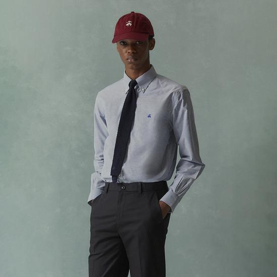 No Iron Oxford Shirt (Blue) (BBTHMNZ501)