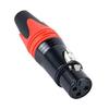 Heavy Type XLR Male Female Connector Zincs Alloys XLR Cable Connector For Stable And Secure Audios Connection