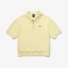 Functional Cotton Blend Half Zip Short Sleeve Polo Fs2tsg2151fbty