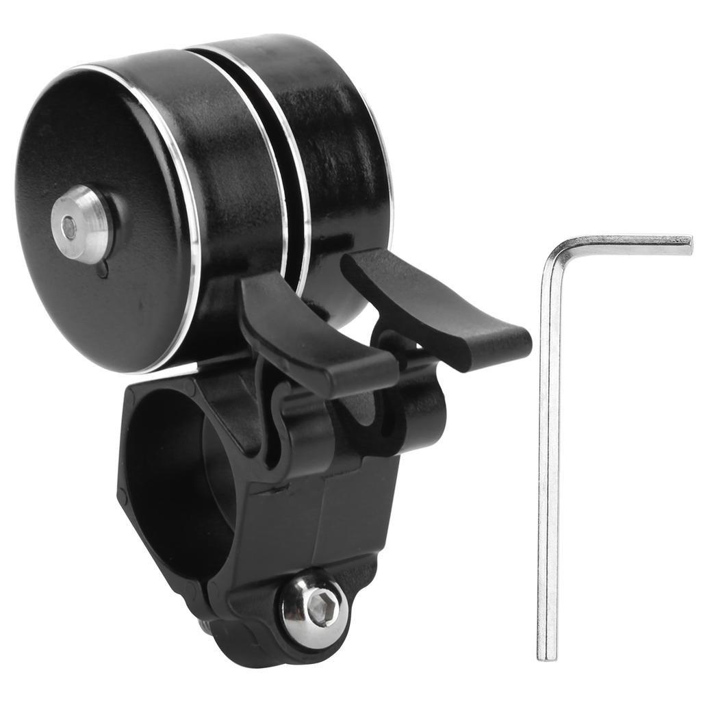 120db Fahrradklingel mit Doppelklick Fahrradlenkerklingel Alarm Outdoor Sicherheit Fahrradteile Schwarz