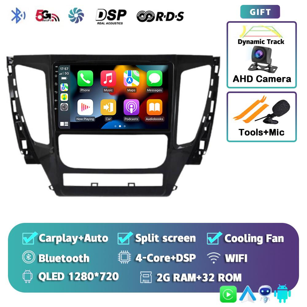 

Android 14 Carplay Auto WIFI+4G For Mitsubishi Pajero Sport 3 2016 - 2018 Car Radio Multimedia Player Stereo GPS 2DIN Head Unit