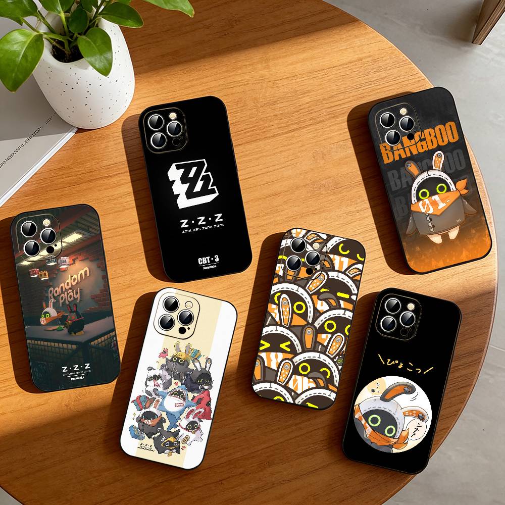 Bangboo Zenless Zone Z-zero Phone Case Silicone Soft For IPhone 17 16 15 14 13 12 11 X XR Plus Pro Max Plus