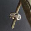 Серебряное кольцо с фианитами 0.25ct, вес изделия 3,17 гр (2197645)