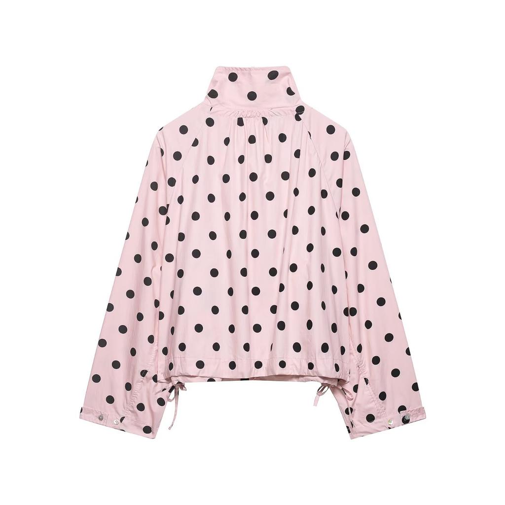 European and American style, new women's clothing, fashionable, casual, fashionable, polka dot jacket 4341730