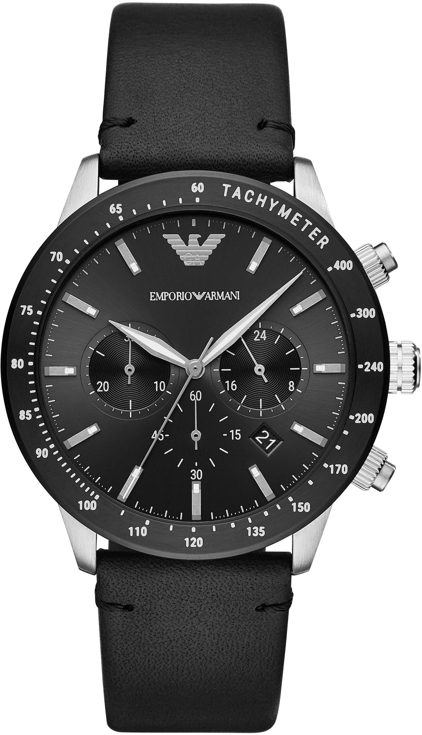 

Emporio Armani MARIO AR11243 Официально Черные Мужские Часы, Импортные,