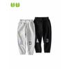 27Kids Children's Clothing Spring and Autumn Kids Sports Style with Letters Pants Boys' Little Terry Sweatpants Baby Boys' Pure Cotton Pants