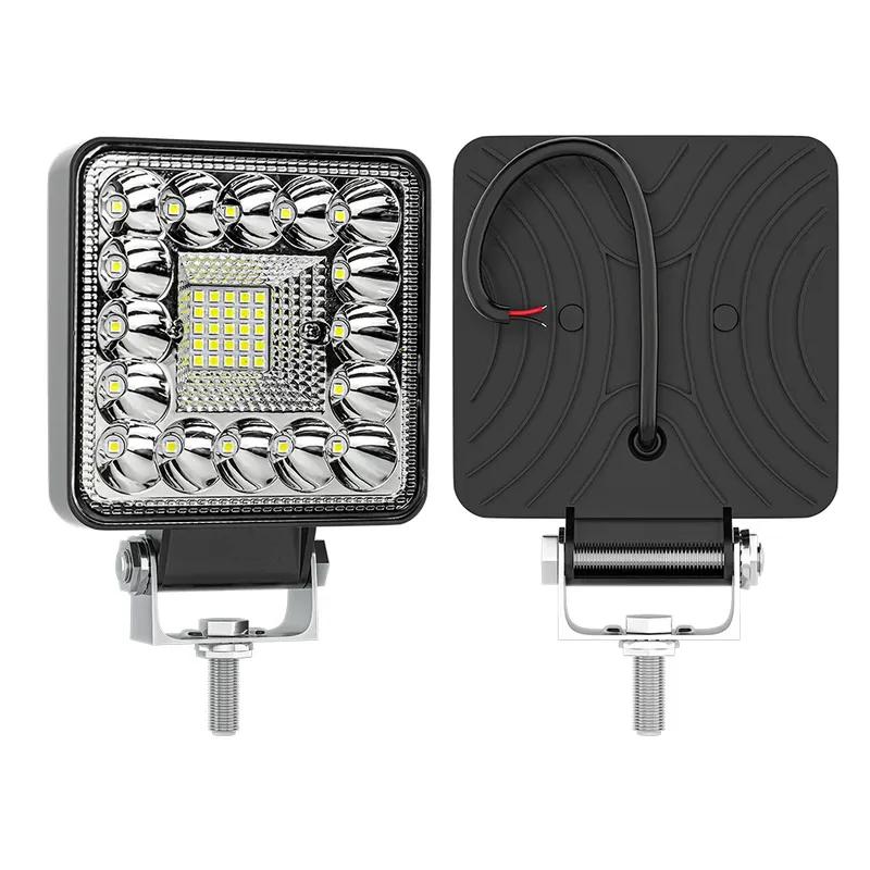 2pcs 4pcs 4inch 123W LED Light Bar Spotlight 12V 24V Car Work Light For Jeep Truck Boat Tractor ATV Offroad 4X4 Barra Mini LED