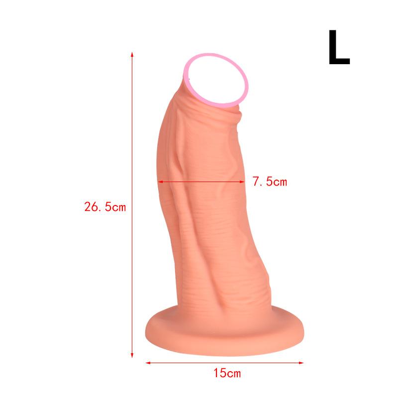 Large Liquid Silicone Dildo Women's Masturbator Fisting Pegging BDSM Adult Sex Toys Realistic Dick Big Penis Anal Plug