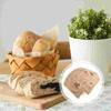 200 Pcs Silicone Paper Roll Liner Greaseproof Fryer Pad for Bread Non-stick Baker Papers Food Baking Cake