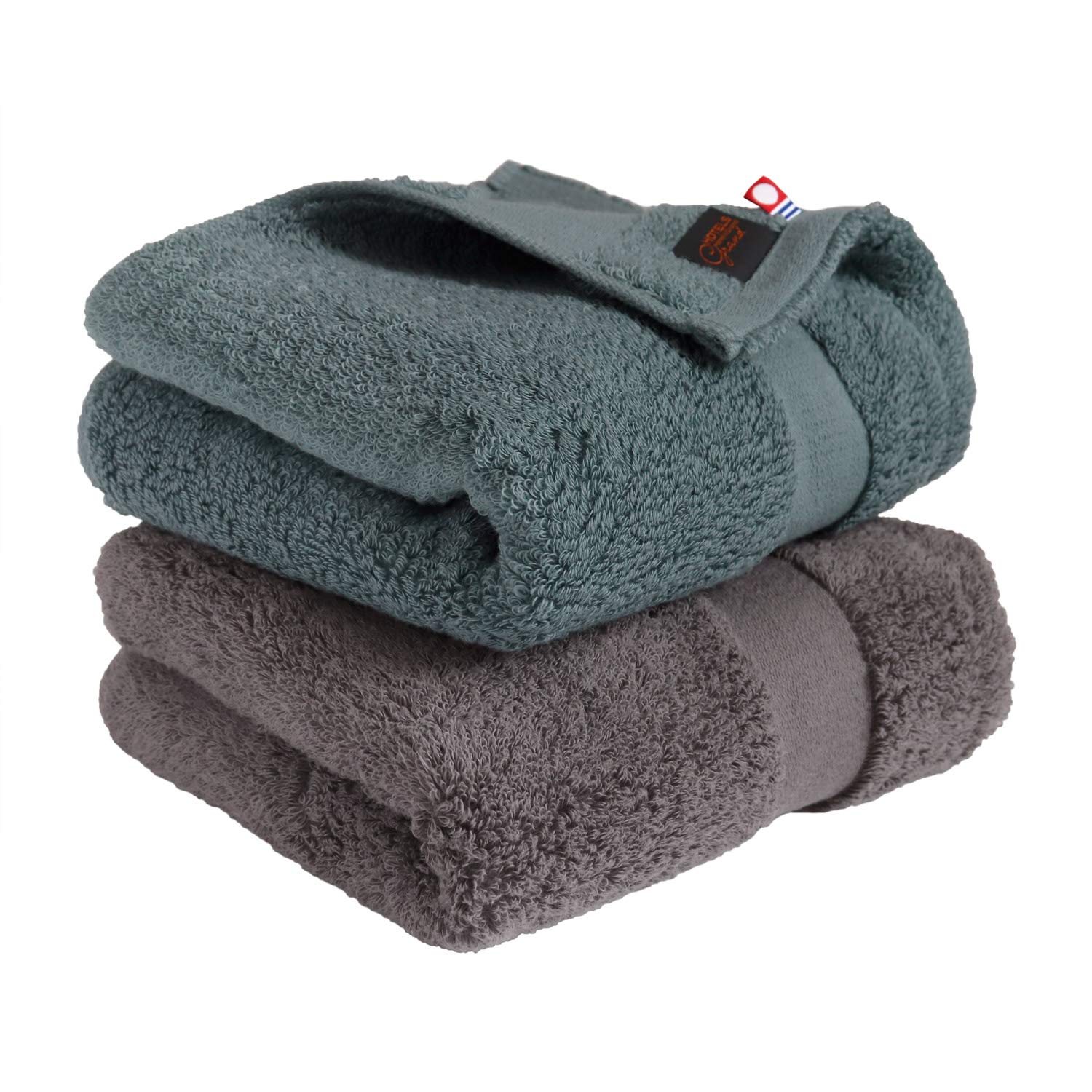

Imabari Towel Certified Face hiorie Set of Assorted Made in Japan with Premium Staple Instant Towels, HOTEL S Grand, 2, Colors, 01, Extra-Long Cotton,