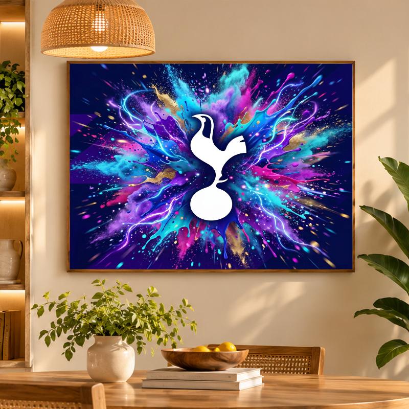5D Diamond Painting Tottenham Hotspur DIY Full Drill Diamond Art Kit Home Decoration