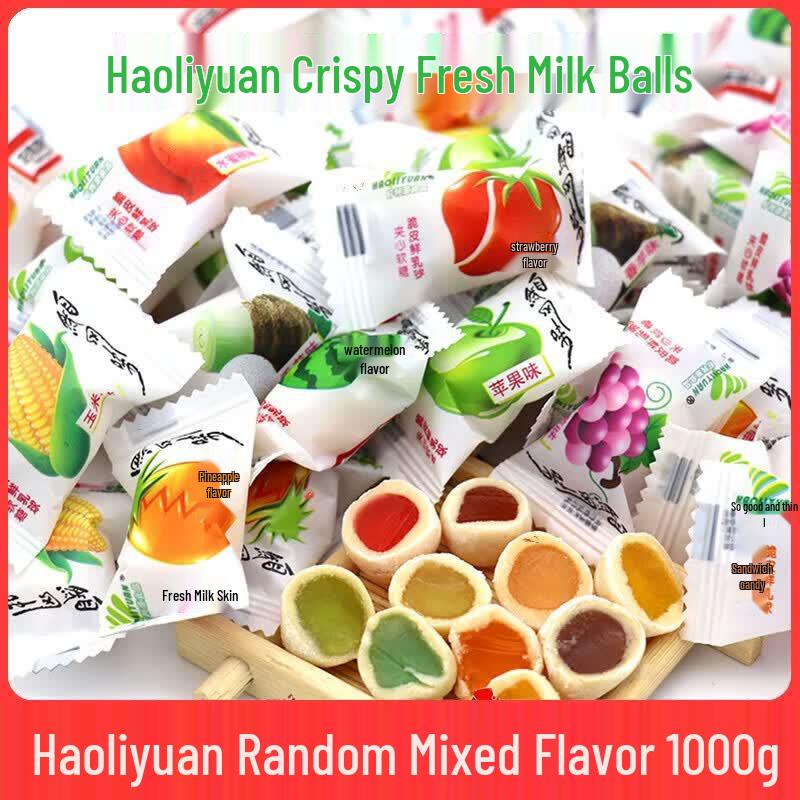 Haoliyuan Fresh Milk Ball Crispy Soft Candy
