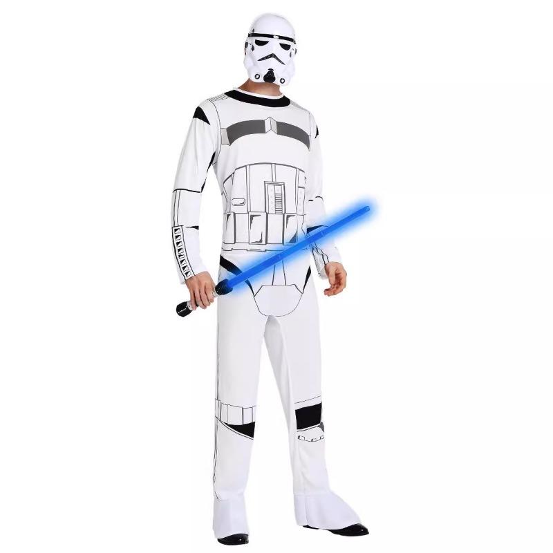 Halloween Star Wars The Force Awakens Darth Vader White Soldier Mask Masquerade Dress Up