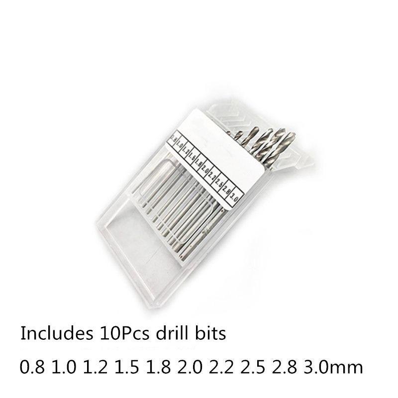 1 Set Metal Hand Drill Equipments Uv Resin Epoxy Mold Tools With 0.8mm-3.0mm Drill Screw DIY Jewelry Making Handmade Tools
