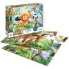 2 Puzzles - SENTOSPHERE - 24 pieces - Animaux Sauvages - Observation - Mémoire - Logique - Des 3 ans