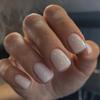 24pz Unghie Finte Quadrate Corte Lucide Unghie Finte Creative Unghie Press-on alla Moda Manicure Nail Art Per Tutti i Giorni