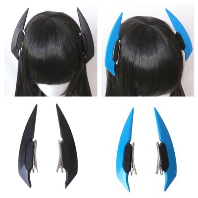 Angel Wing Hair Clip for Women Fashion Cyber Punk Winged Hairclip Y2K Side Clip Hair Barrettes for Cosplay Costume 2PCS