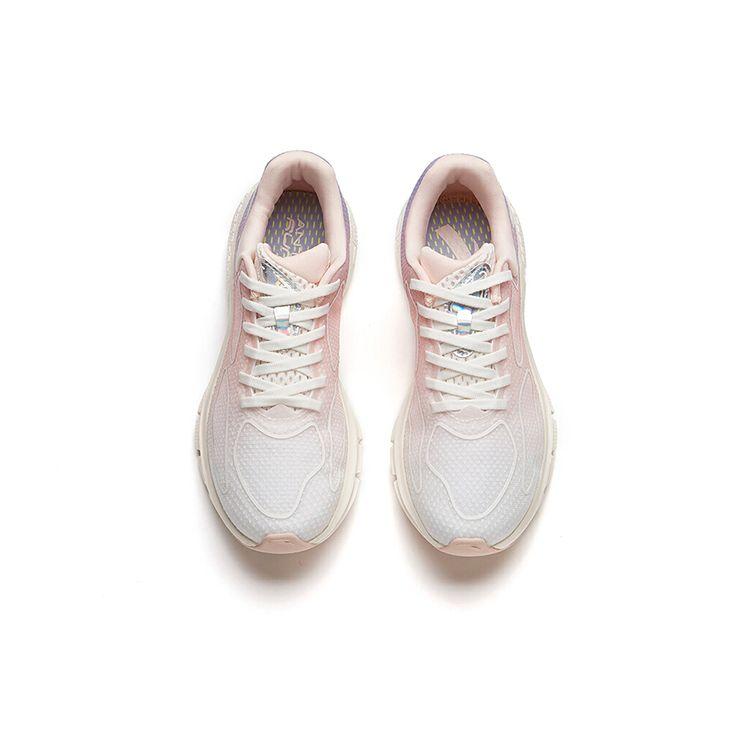 Anta Running Series Mesh Comfortable Low-Top Running Shoes Women sneaker Ivory-White 122135555-5