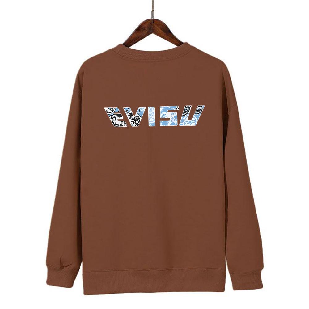 Hanorac Casual Unisex cu Gât Rotund și Imprimeu Fukujin - Tendință Toamnă 2025 YT0088