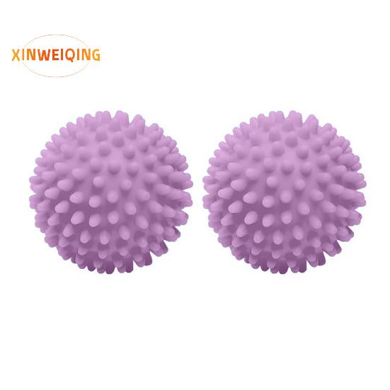 

1/2/4 шт. шарики для стирки с защитой от намотки, предотвращение спутывания одежды, экологически чистый ПВХ, мягкая текстура, шарик для стирки 2pcs фиолетовый