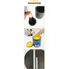 ATPRO Solvent-Resistant Never Rusting Aluminum Paint Mixing Ruler With Scale Bar Automotive Paint Use Spray Painting Tools