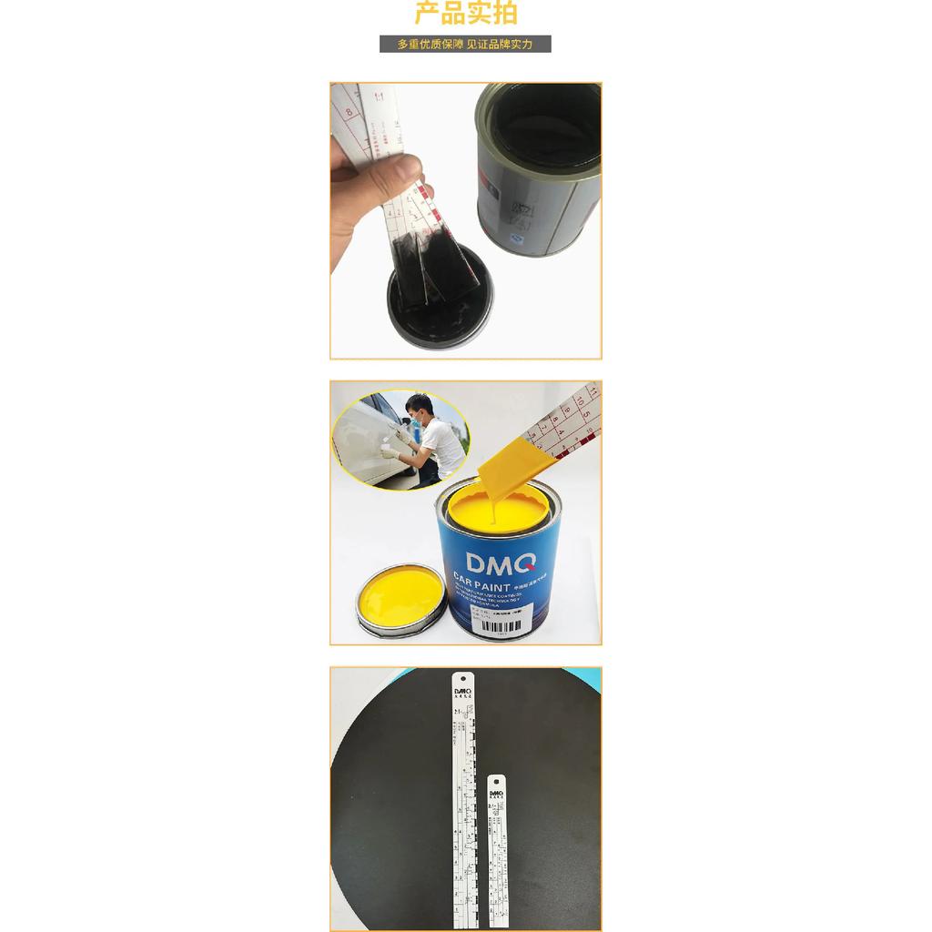 ATPRO Solvent-Resistant Never Rusting Aluminum Paint Mixing Ruler With Scale Bar Automotive Paint Use Spray Painting Tools