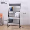 Floor Standing Magazine & Book Display Rack for Periodicals and Promotional Materials