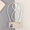 Pearl Chain Crossbody Lanyard Case For Oneplus ACE 2 Pro Bracelet Necklace Protective Camera Lens Cases For Oneplus ACE Soft Silicone Phone Back Cover