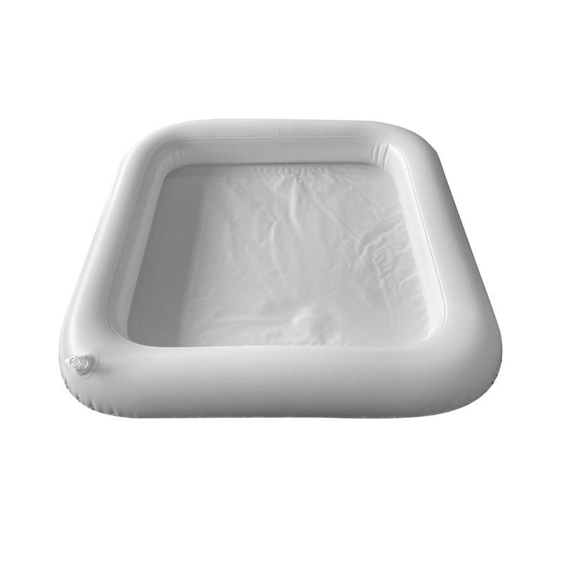 Inflatable PVC 60CM Floating Ice Bar Tray for Drinks & Snacks