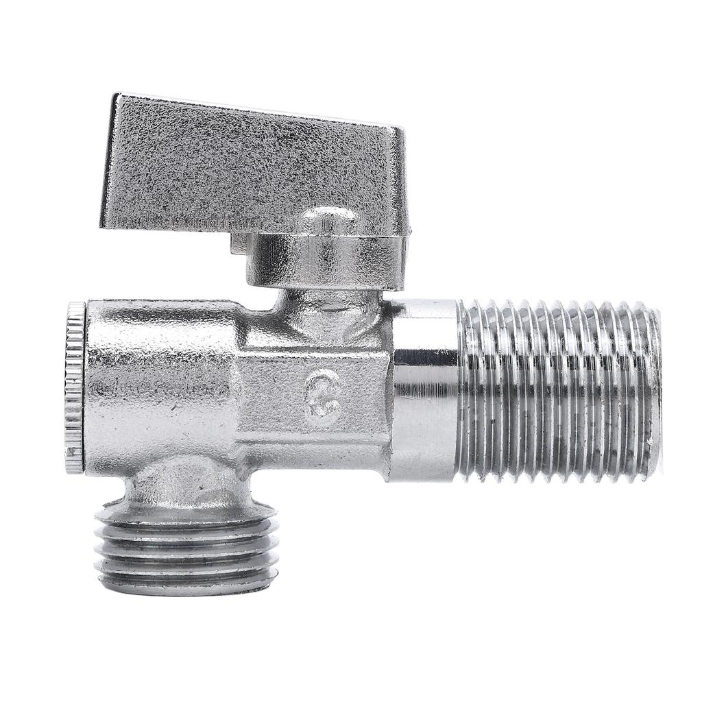 Eckventil Messing 1 4 Vierteldrehung G1 2in Einlass G1 2in Auslass Wasserabsperrung für Wasserspüle Badezimmer Toilette