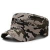 Camouflage Flat Cap  Camo Baseball Hat Adjustable Classic  Sunshade Hat For Women Men Gorras Outdoor Sport Caps
