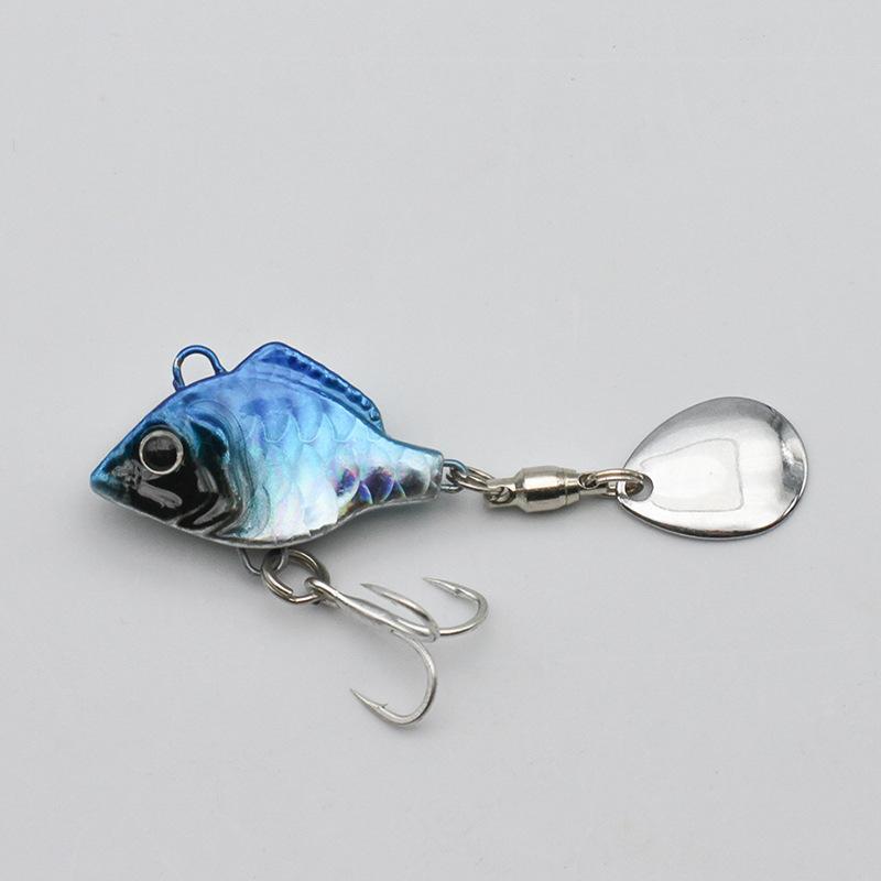 Vib Fishing Lures Tail Spinner Crankbait Lure 7G Fishing Spoon Lure Blade Sinking Lures Bass Fishing Jigs Fishing Lure Tackle