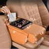 Car Armrest Cushion,5-In-1 Center Console Cover With 2 Storage Bags Cup Holder, Tissue Box Slot, Phone Slot For Sedans, Car Accessories Interior