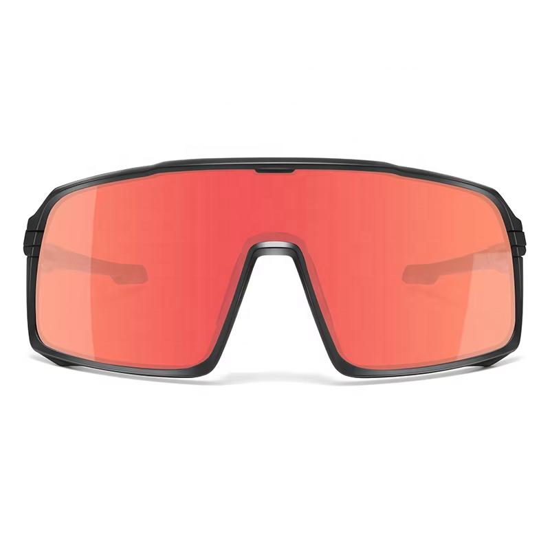 Performance Sports Sunglasses Clear MTB Bicycle Riding Shield Lens Guaranteed Red Polarized Set for Cycling Outdoor Fishing