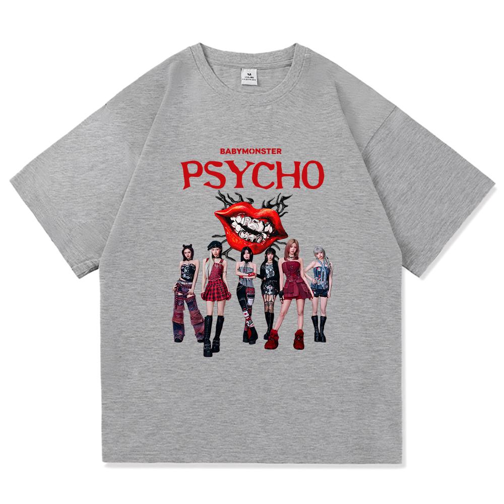 Little Monster Nous Imprimons T-shirt Vers le Haut Nouveau Style Punk Mode et Rétro Unisexe et Femme T-shirt 100% Coton Haute Qualité