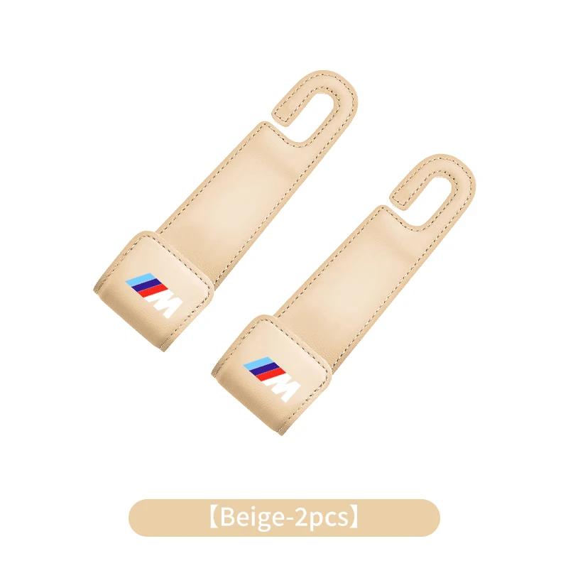 Car Sticker 2025 Hot Hidden Car Back Seat Hook Headrest Suede Accessories For BMW Motorsport X1 X3 X5 E39 E46 E90 F20 E60 F30 E3