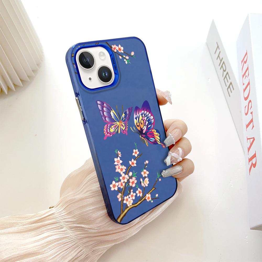Fashion Colorful Sliver Double Sided Phone Shell Soft Edge Hard Case Full Cover Shockproof Phone Casing for Samsung A16 A55 Xiaomi Redmi 14C Poco C75