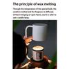Dimmable Candle Warmer Wax Burner Retro Indoor Lighting Lights Wax Melt Burner Table Lamp Candle Melting Tools Home Decor