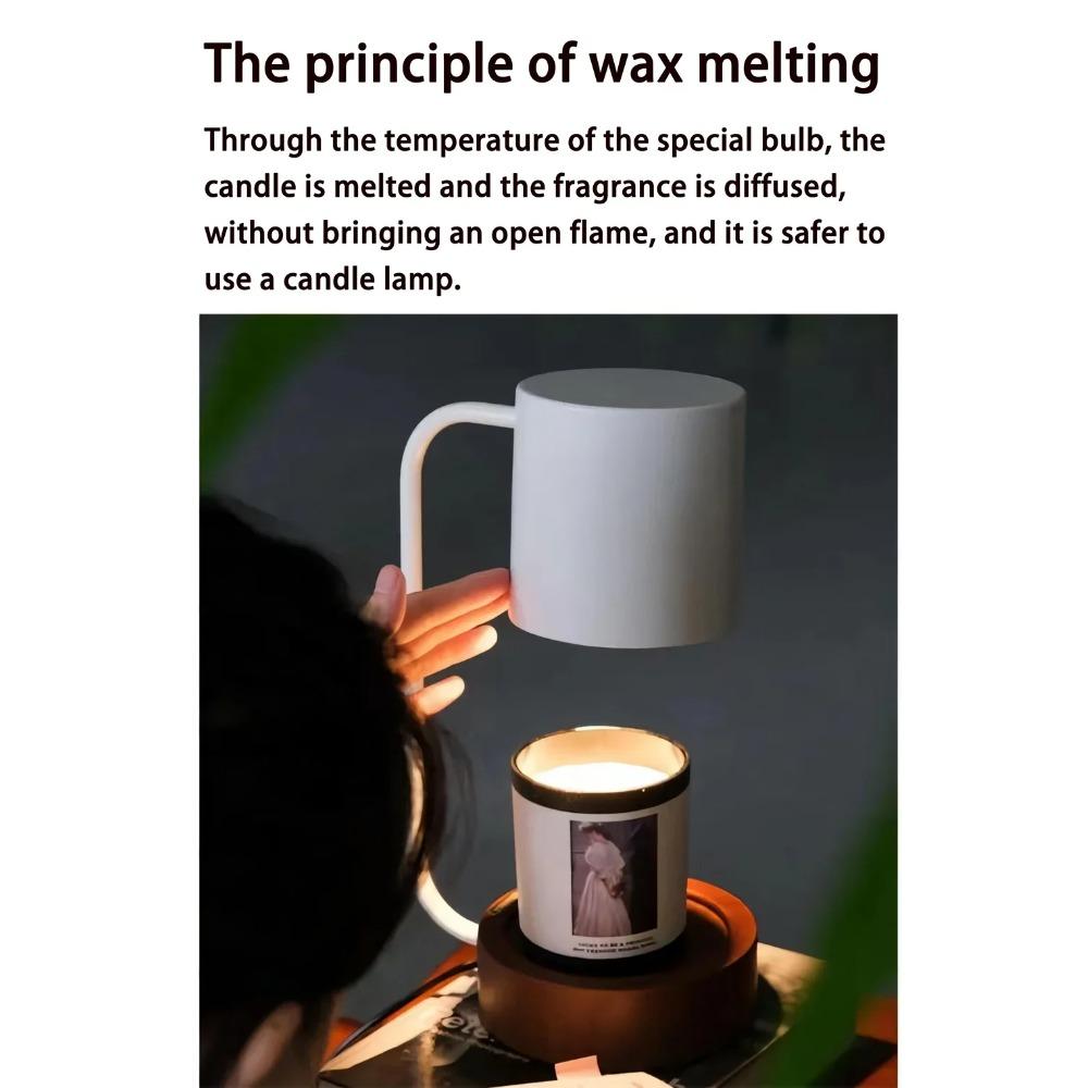Dimmable Candle Warmer Wax Burner Retro Indoor Lighting Lights Wax Melt Burner Table Lamp Candle Melting Tools Home Decor