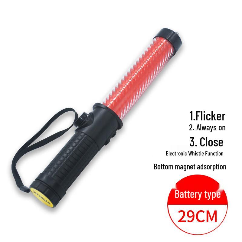 Bacchetta LED Portatile per Controllo Traffico ed Emergenza