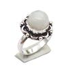 Moonstone Ethnic Handmade Ring Jewelry US Size-6 R 5585