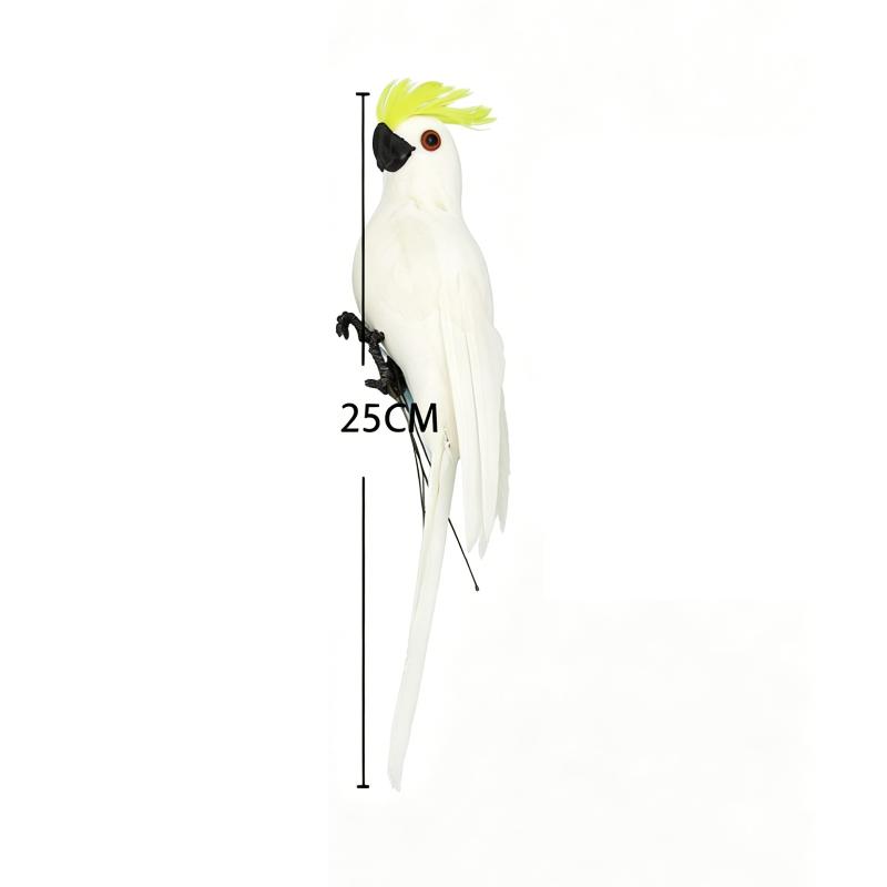 25/35Cm Simulation Parrot Garden Decoration Creative Lawn Figurine Ornament Animal Bird Outdoor Garden Party Prop Decoration