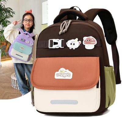 Schoolbag Girls Large Capacity Schoolbag Cute Kindergarten Students High Value Small Fresh Backpack Female Large Class Backpack