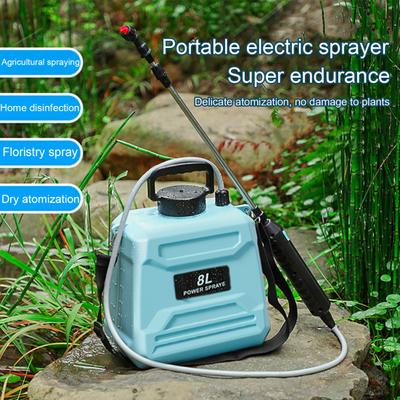 1,3 Galon/2,1 Galon Elektrikli Püskürtücü Dahili 18650mAh Şarj Edilebilir Pil Püskürtücü Teleskopik Bahçe Püskürtücüsü